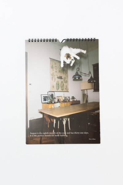 This is a calendar with images of jumping cats - Daniel Gerhart de Koekkoek