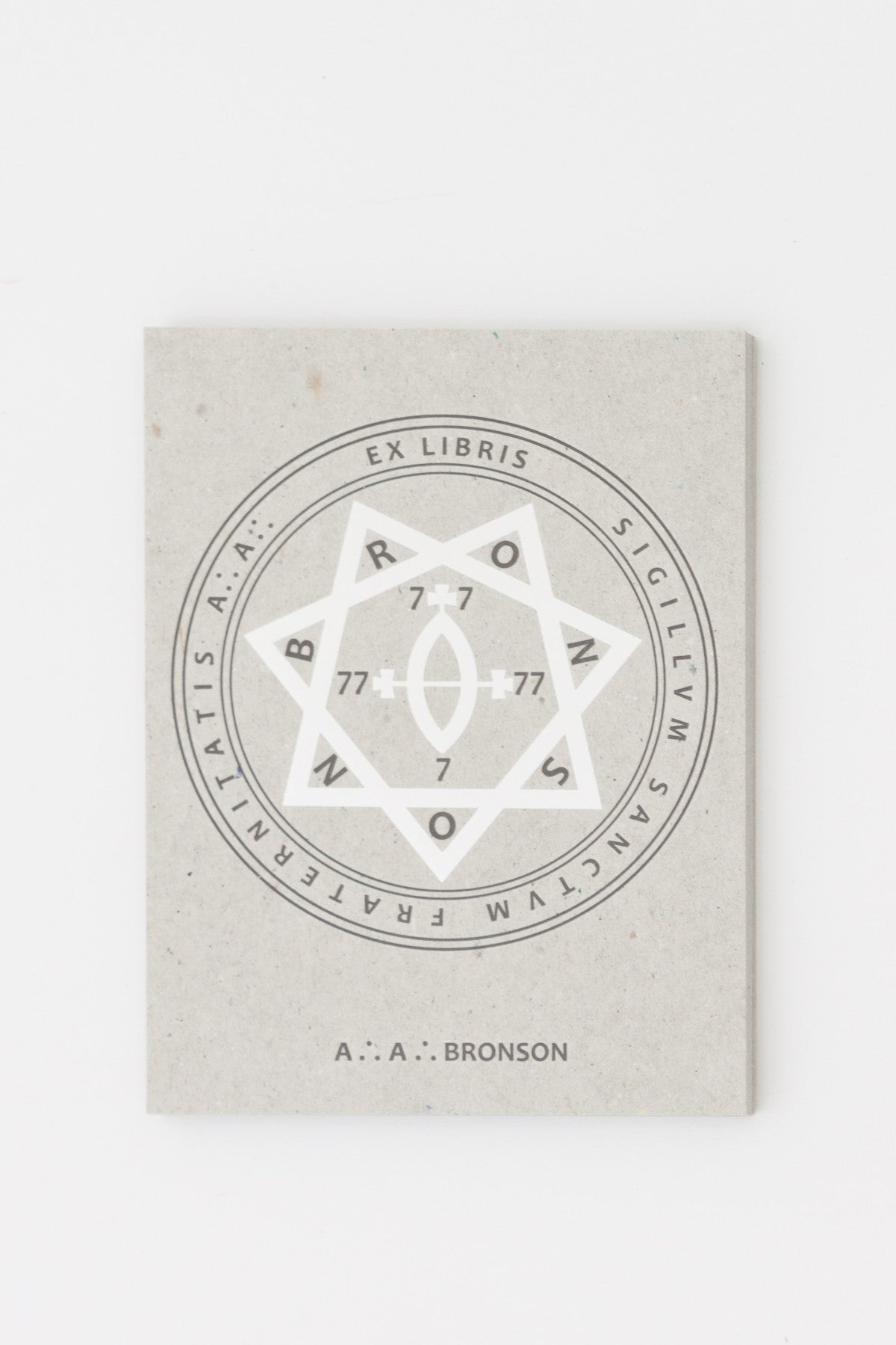 'Ex Libris' Bookplate - AA Bronson @ Tenderbooks