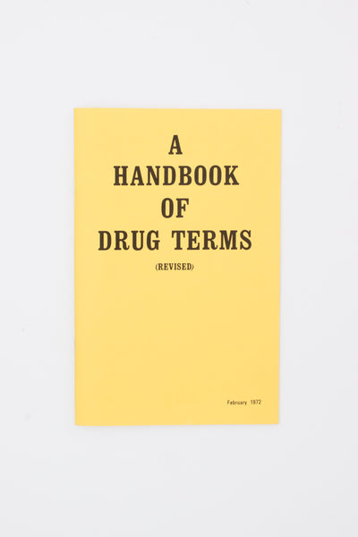 A Handbook Of Drug Terms - Adam Turnbull, Elizabeth Karp-Evans