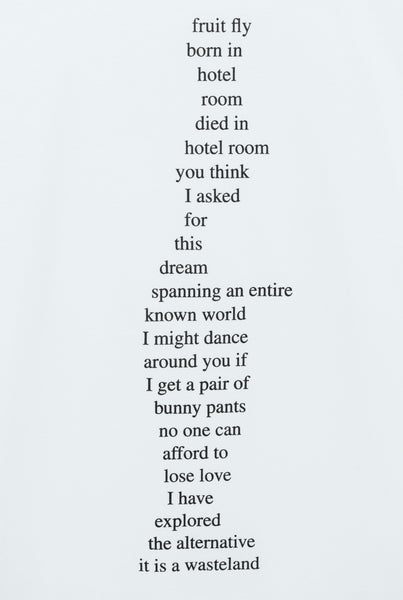 CAConrad SIN BUG Tee