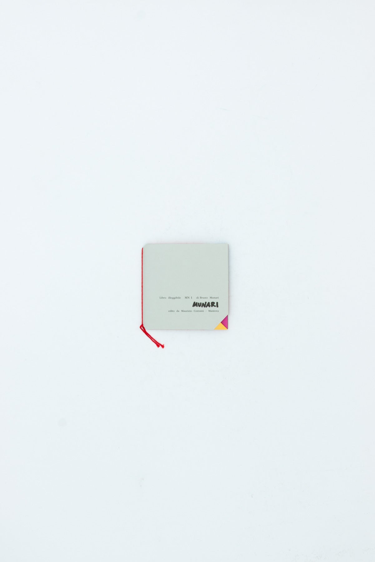 Libro Illeggibile 'Mn 1' - Bruno Munari
