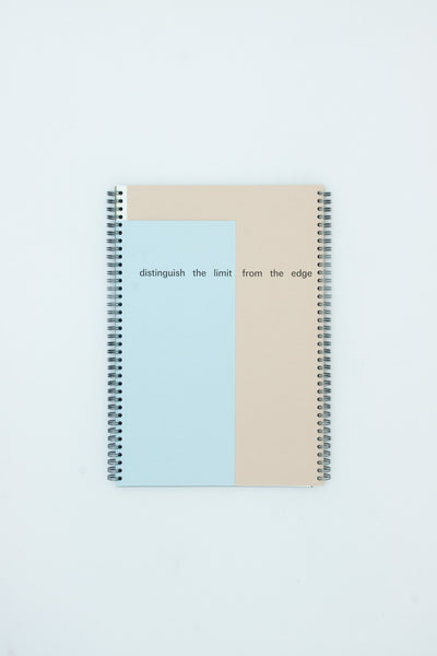 distinguish the limit from the edge - Theresa Hak Kyung Cha & Jimmy Robert