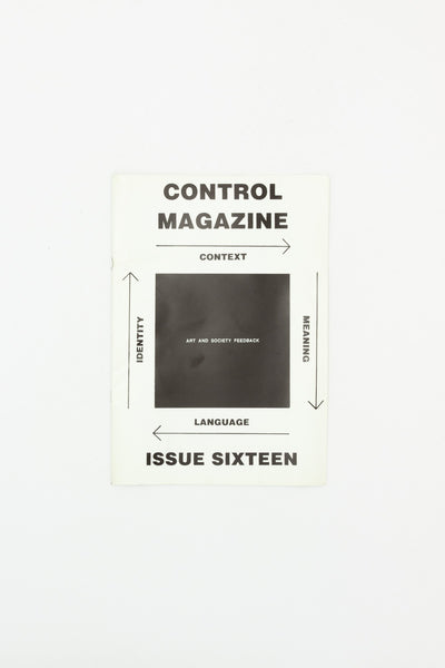 Control Magazine. Issue Sixteen.