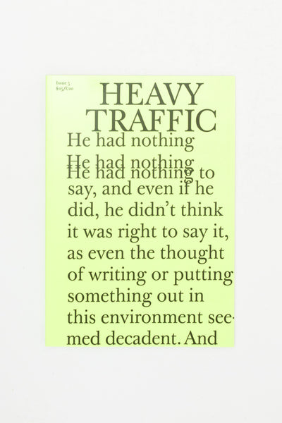 Heavy Traffic. Issue 5.