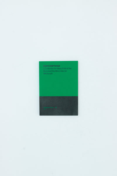 PRESCRIPTIONS: A Collection for Many Evils of the Body and the Mind, Also for Witchcraft - Hildegard Press