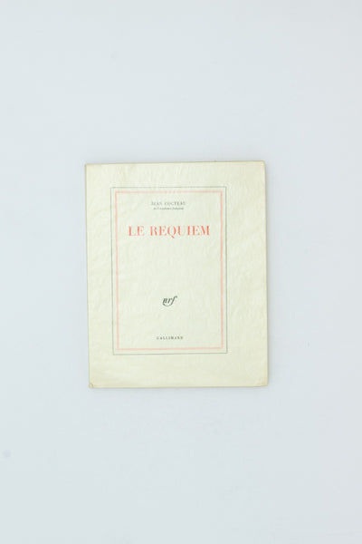 Le Requiem. - Jean Cocteau
