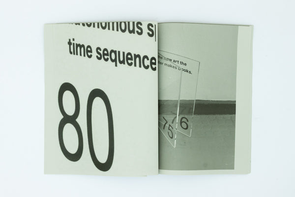 'A book is a sequence of spaces.'