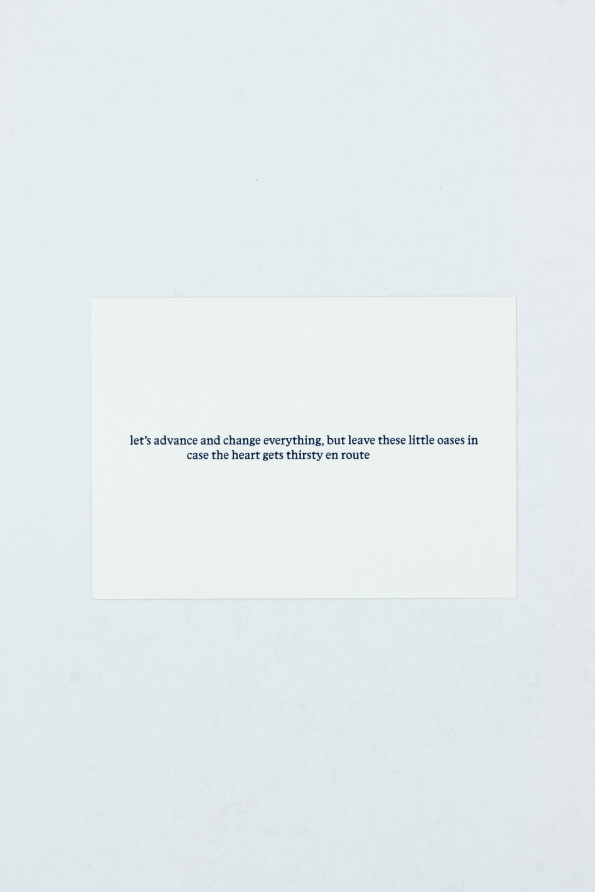 [An excerpt from] Frank O'Hara Postcard.