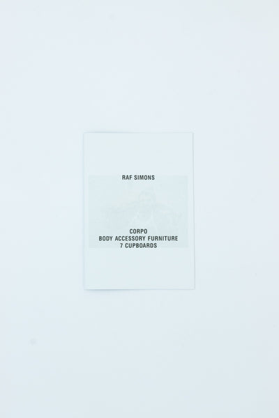 Raf Simons. Corpo.