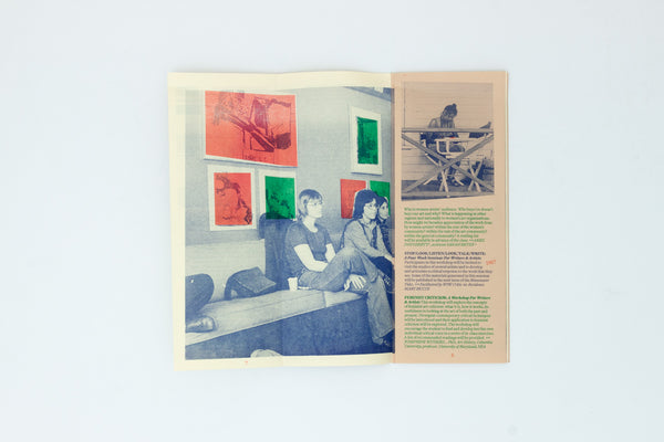 Efemmera Reissue 8: Workshopping at WSW
