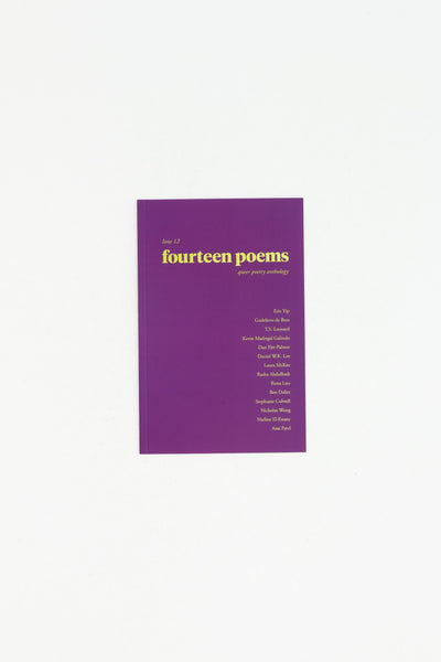 Fourteen Poems. Queer Poetry Anthology. Issue 12.