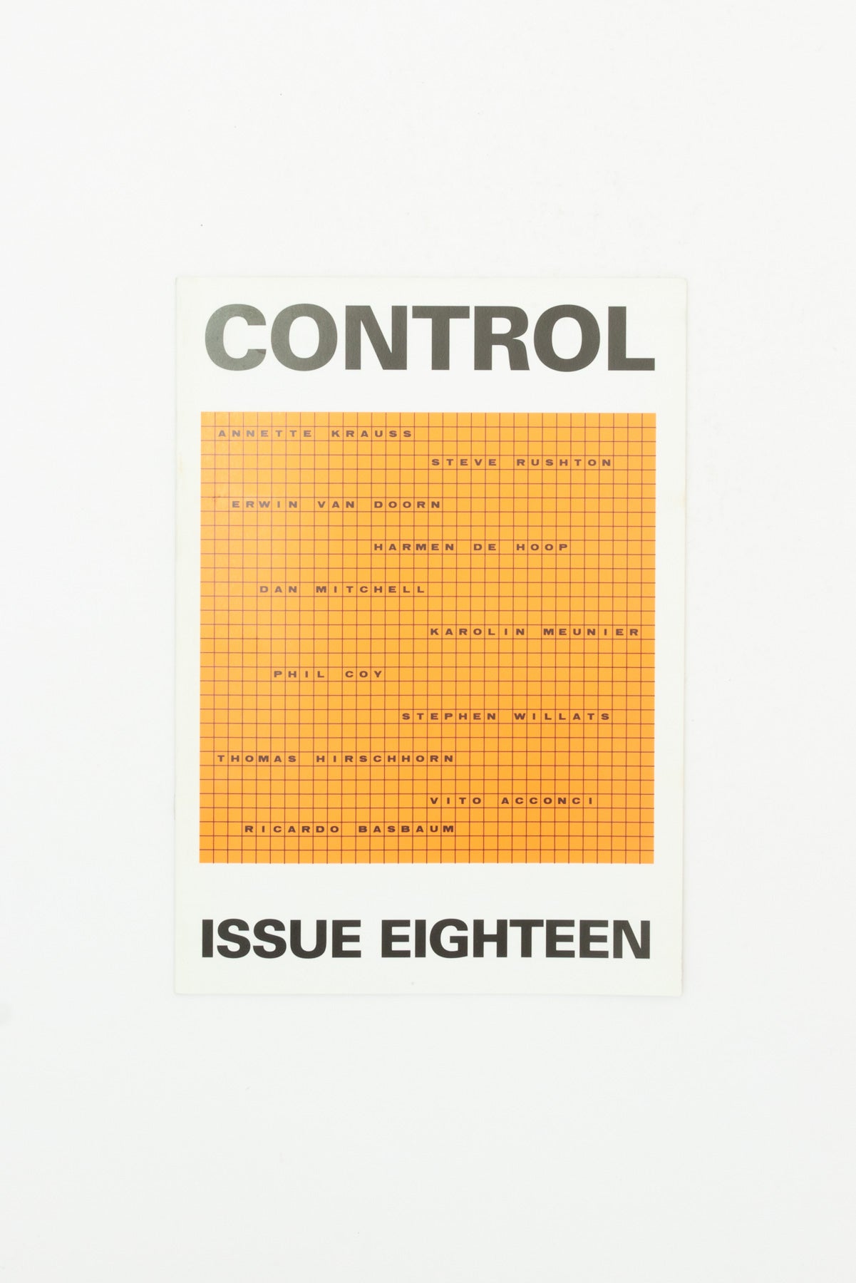 Control Magazine. Issue Eighteen.