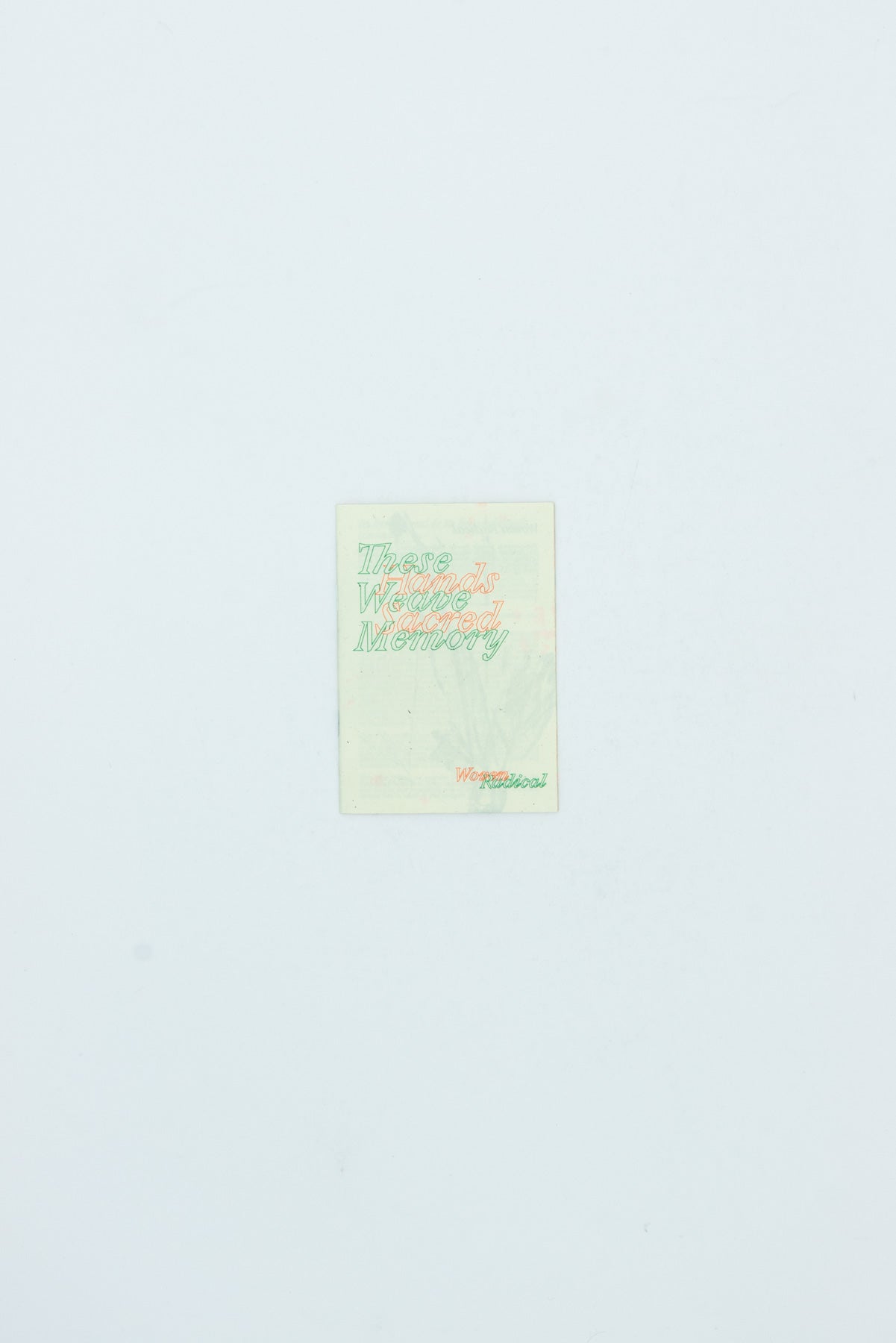 These Hands Weave Sacred Memory - Tallawah