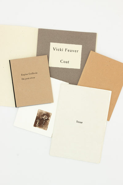 A group of twenty-four hand-made letterpress publications from Blue Print Press.