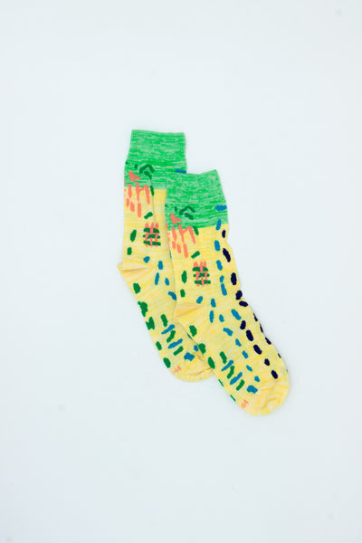 Waste Yarn Project x Celia Pym Socks [Yellow]
