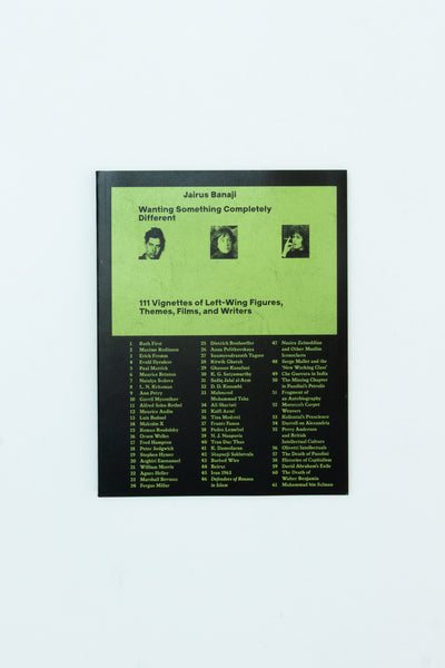 Wanting Something Completely Different - Jairus Banaji