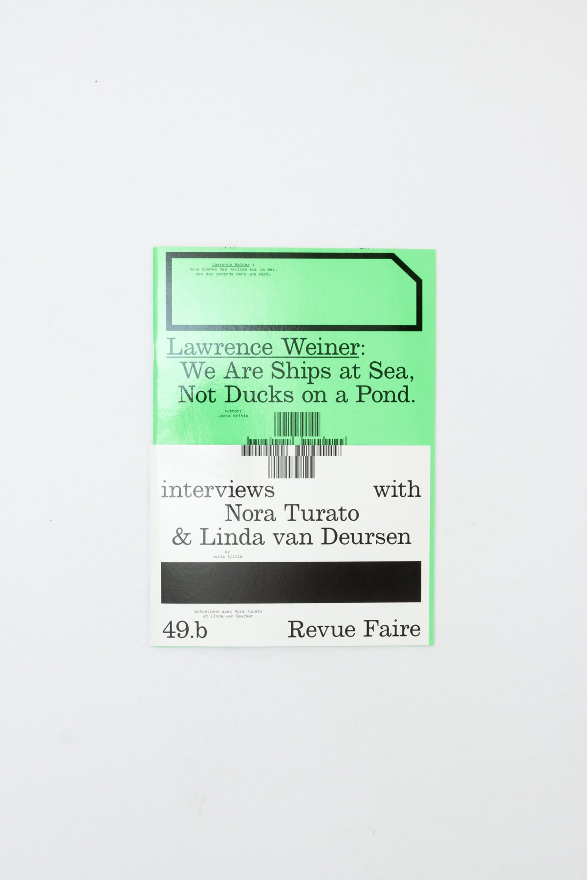 Revue Faire 49 - Lawrence Weiner