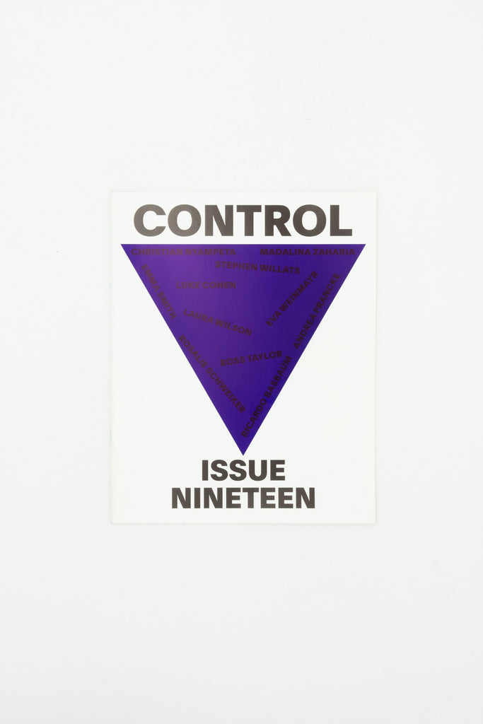Control Magazine. Issue Nineteen. – Tenderbooks