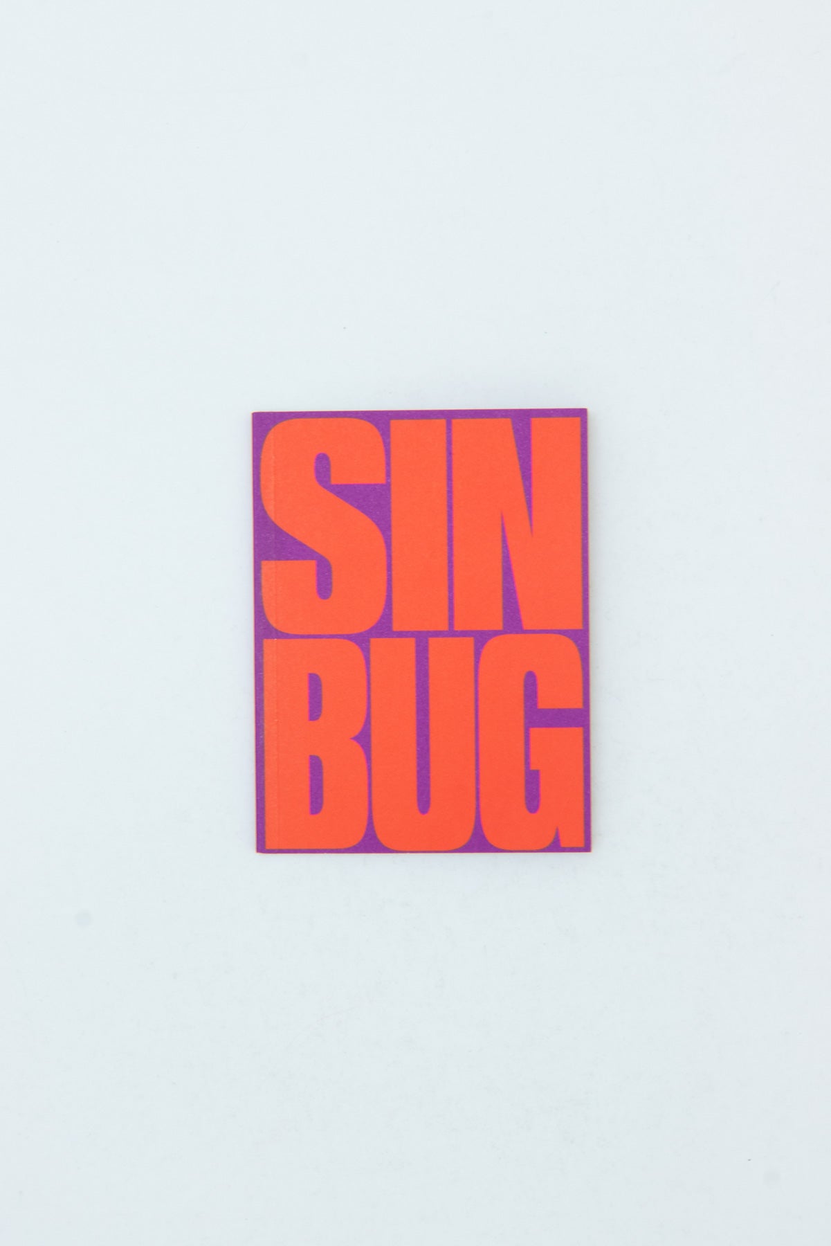 SIN BUG - CAConrad