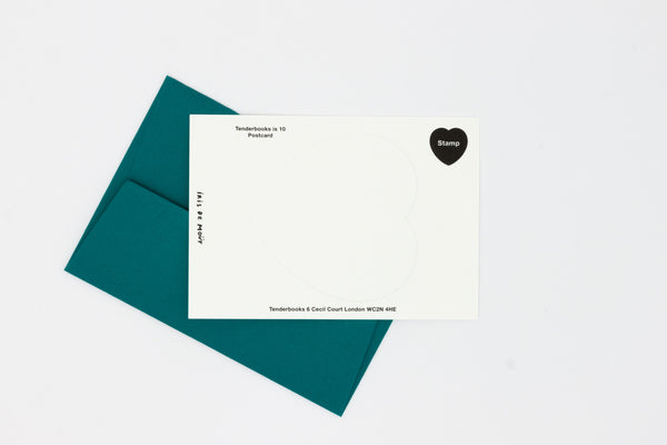 Iris de Moüy 'Tenderbooks is 10 Postcard'