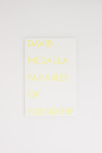 David Medalla. Parables of Friendship.