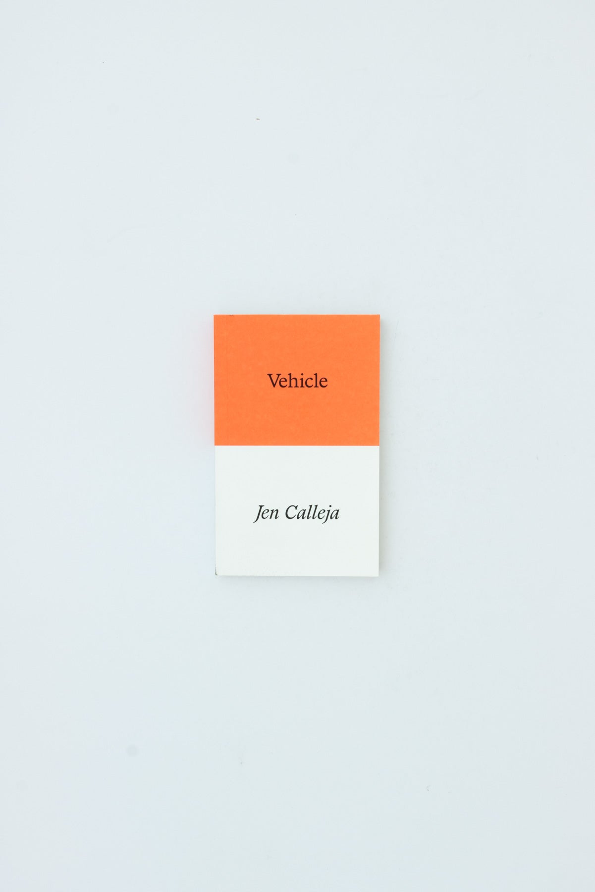 Vehicle: a verse novel - Jen Calleja