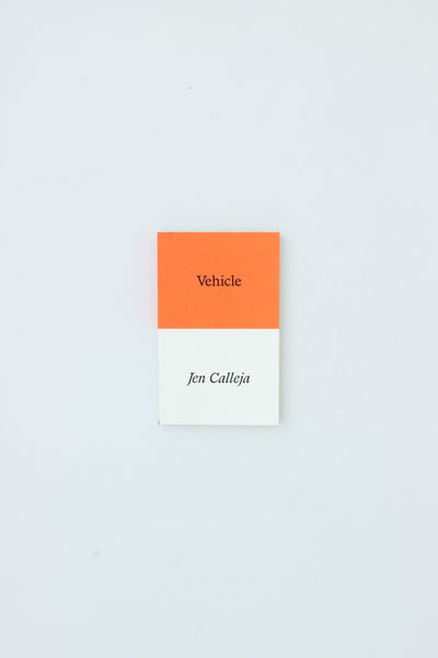Vehicle: a verse novel - Jen Calleja