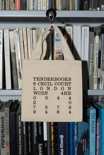 Small Print Miniature Tote Bags by Veronica Ditting [Black]