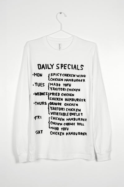 Daily Specials Tee - David Horvitz