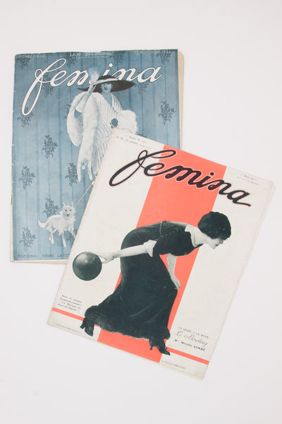 Two Issues of Femina Magazine. 1911.