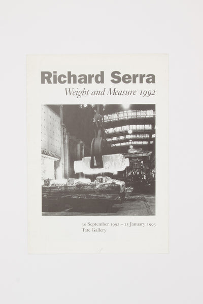 Weight and Measure - Richard Serra