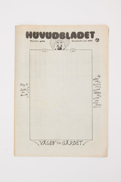 Huvudbladet. ’Green’ Issue.