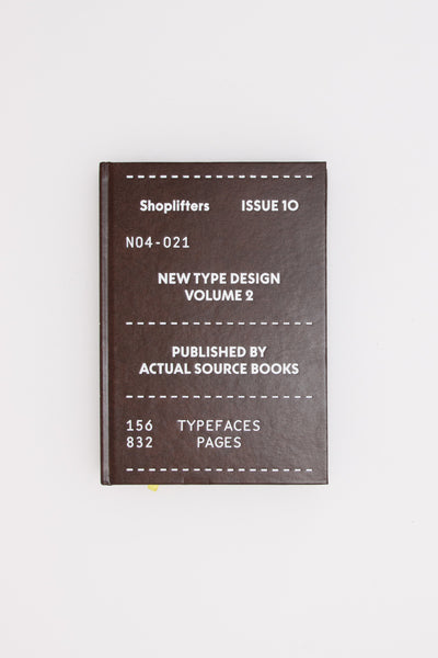 Shoplifters Issue 10: New Type Design Vol. 2