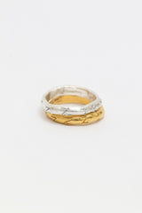 Good Sleep Ring (Z Z Z Z Z Z Z Z Z Z) in Gold - Lucy Clout
