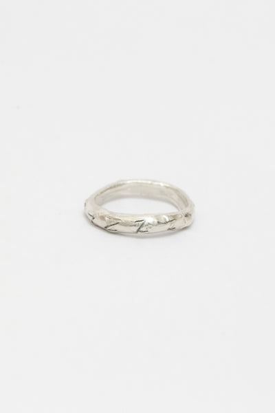 Good Sleep Rings (Z Z Z Z Z Z Z Z Z Z) in Silver - Lucy Clout